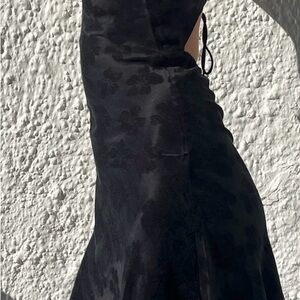 Djerf Avenue Black Backless Dress
